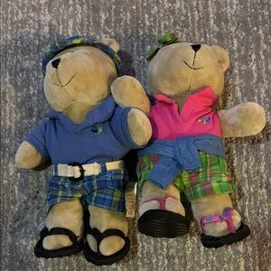 2007 Starbucks Summer Boy and Girl Bears